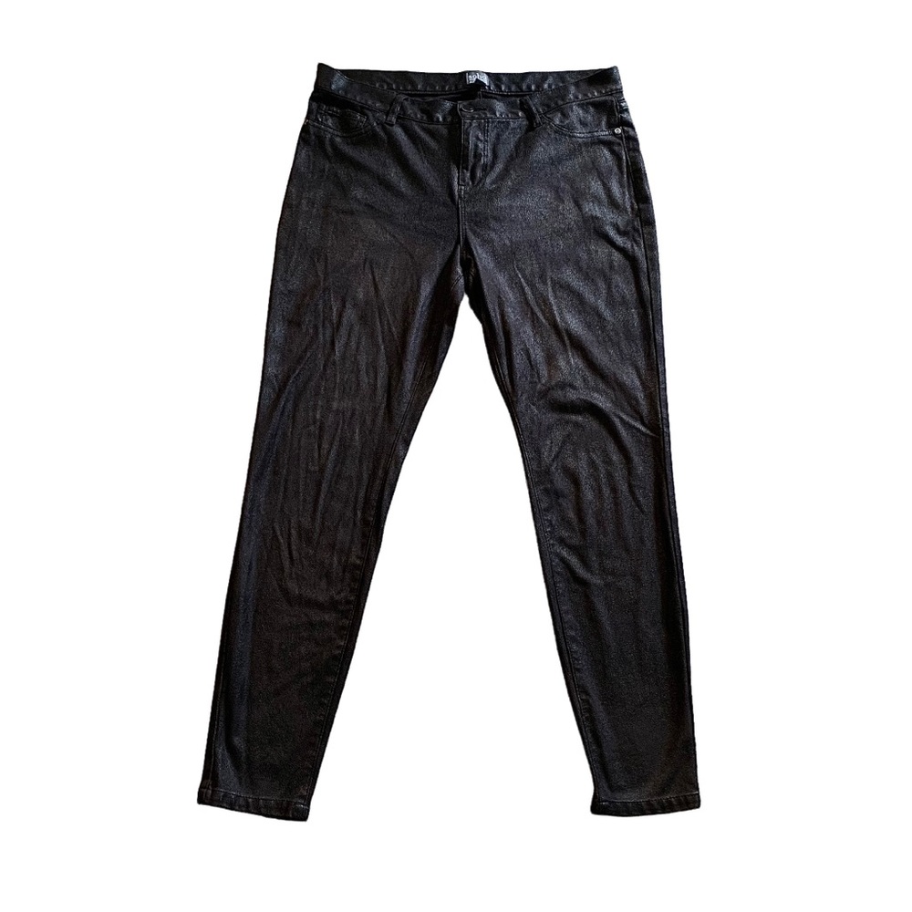 NY& Co Soho crackle faux leather jeggings Size 12